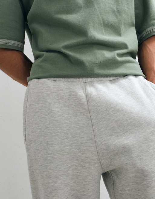 BLKVIS logo regular fit joggers i grått, 4 av 5