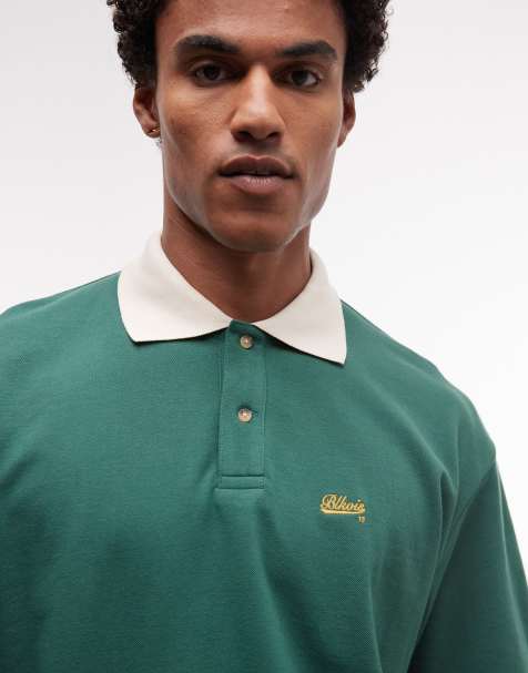 BLKVIS - Piqué poloshirt in groen - view 1
