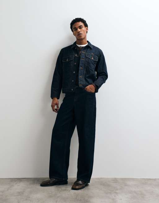 BLKVIS selvedge denimjakke som del af sæt i indigoblå, 2 af 5