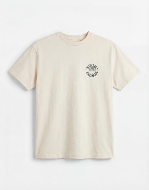 BLKVIS – Source – T-Shirt in Cremeweiß mit Rückengrafik, 7 von 9
