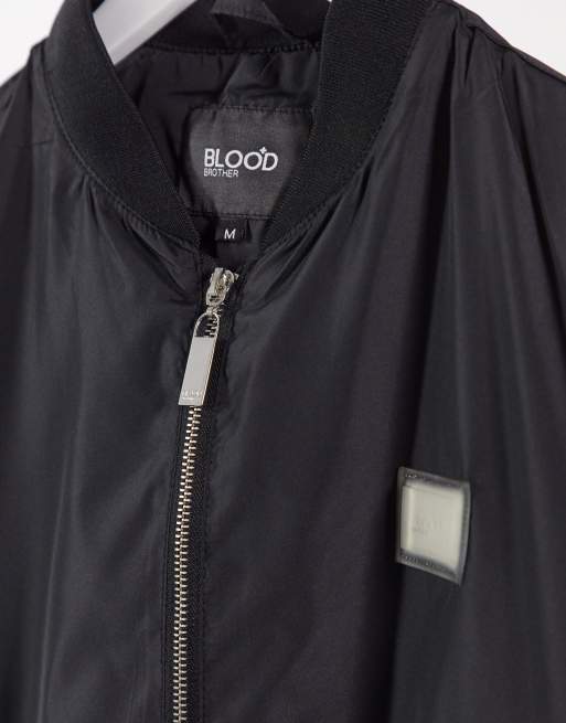 Blood Brother bomber jacket in black ASOS