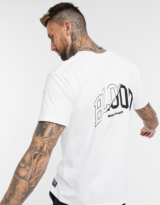 Blood Brother liverpool t-shirt in white