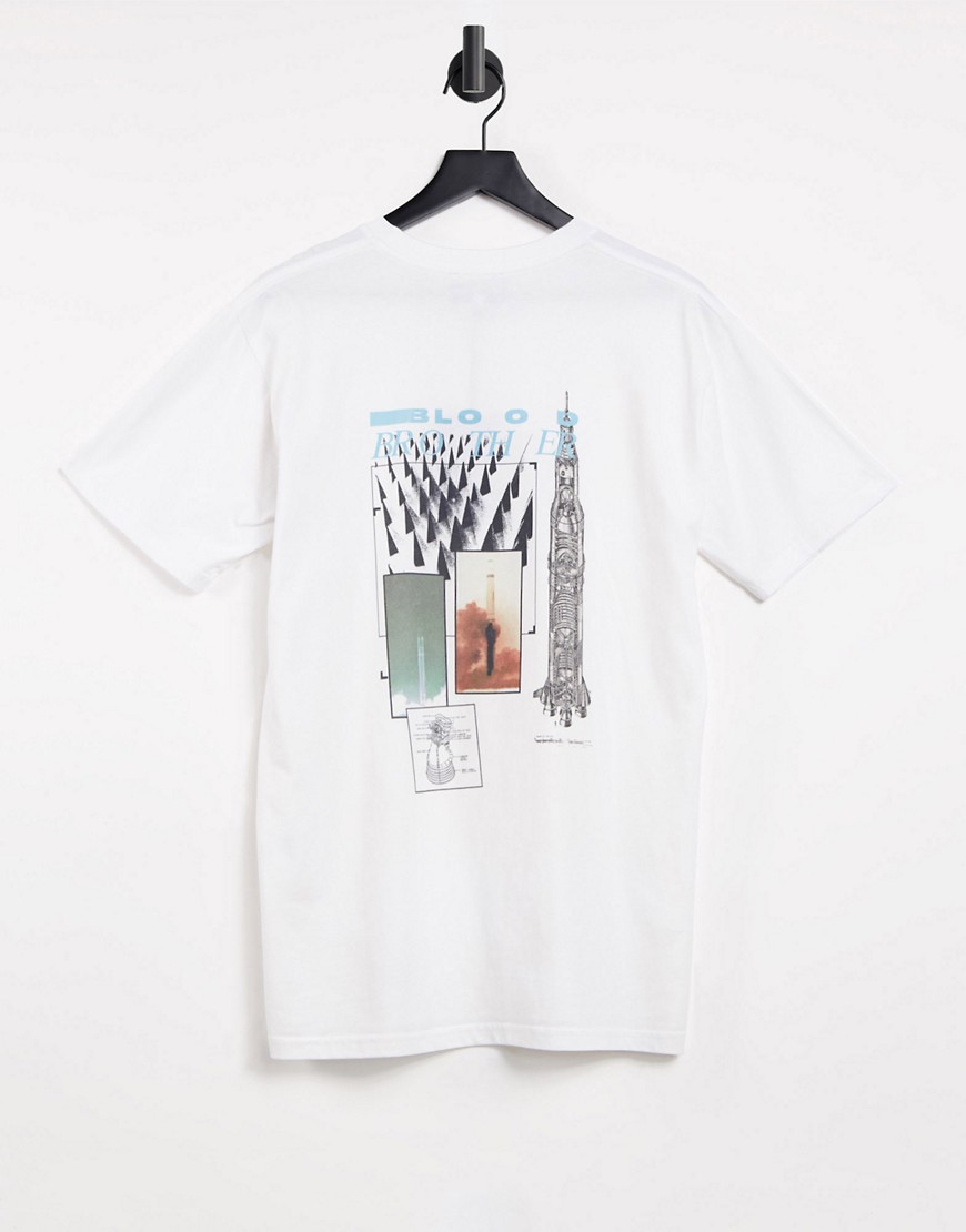 Blood Brother - Peckham - T-shirt in wit