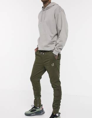 skinny leg khakis