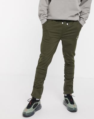 skinny leg khakis