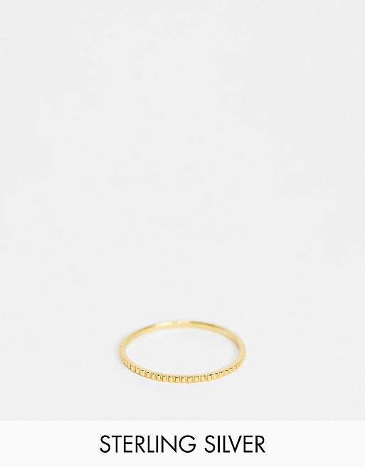 Bloom & Bay fine gold plated ring
