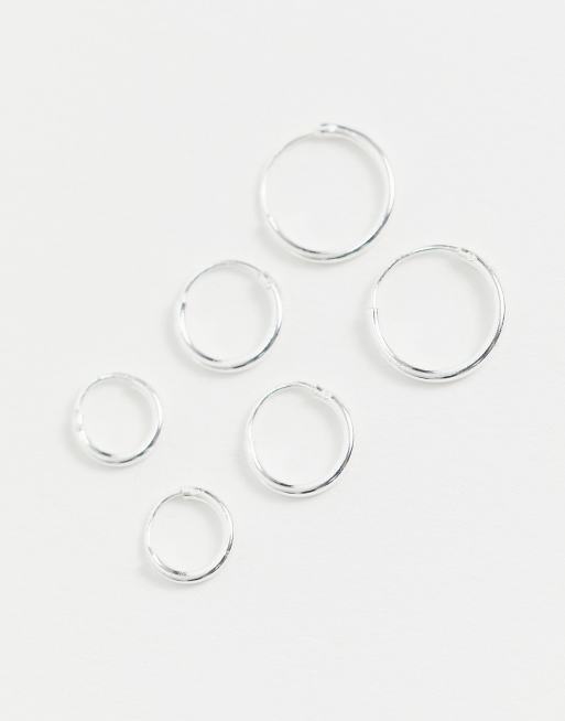 Sterling silver earring deals multipack