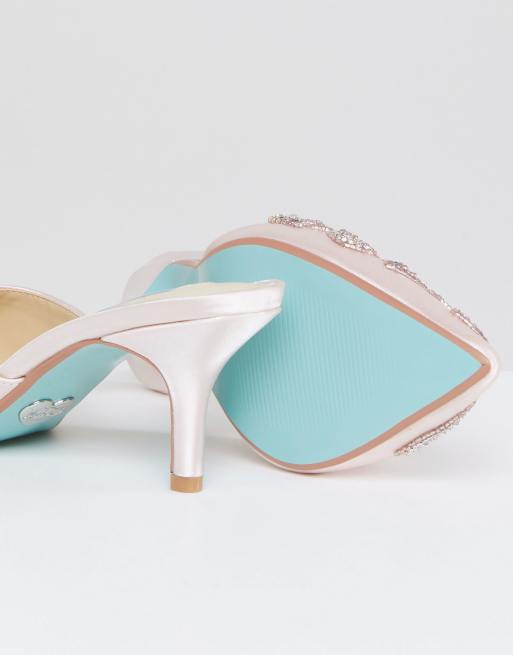 Betsy blue wedding store shoes