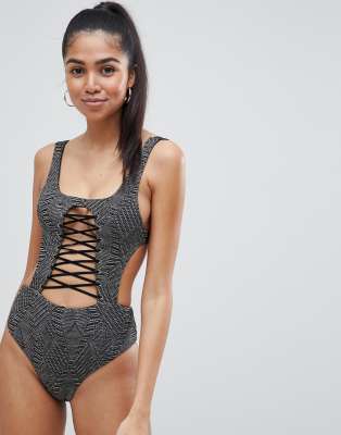 asos one piece swimwear