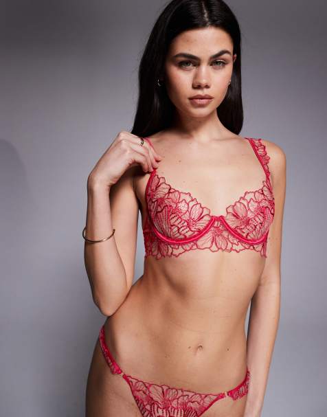 Bluebella - Amarosa - Bh met beugel in doorschijnend roze - view 1