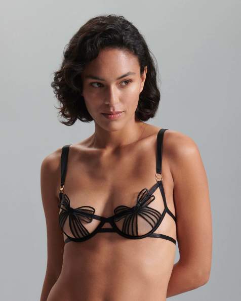 Bluebella Annabel wired bra in black - view 1