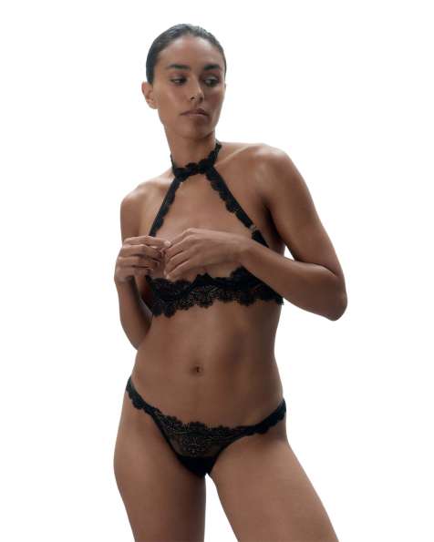 Bluebella Arella ouvert brief in black - view 1