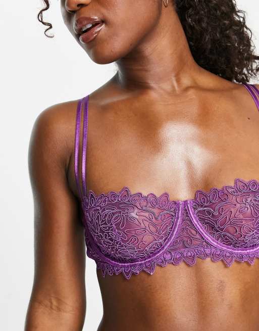 Bluebella Audrey Embroidered Mesh Bra