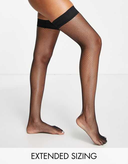 Bluebella fishnet hold up stockings in black