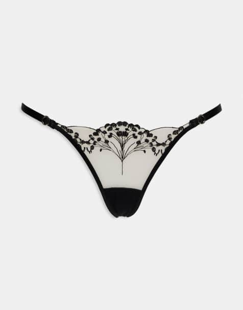 Bluebella Marisa brief in black/sheer - view 1