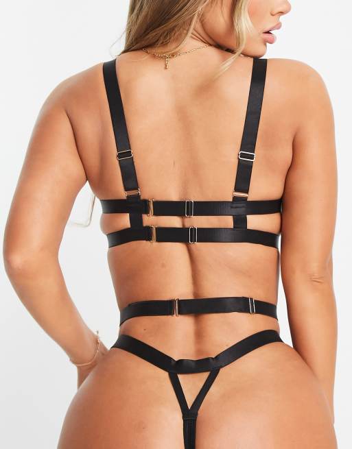 Body Transparent En Tulle à Pois Noir Pour Femme – Taille Unique, Bretelles Spaghetti