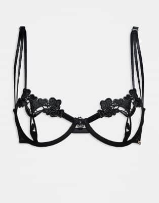 Bluebella Nova wired bra in black