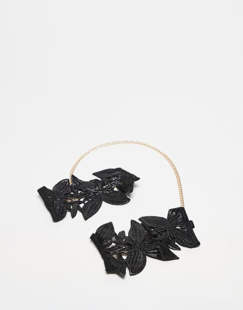 Bluebella Ophelia cuffs in black - view 1