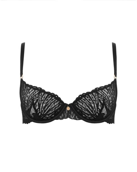 Bluebella Peyton wired bra in black - view 1