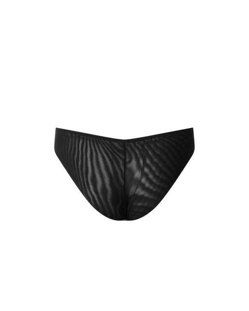 Bluebella Verona Luxury Satin Brief in Black, 3 of 4