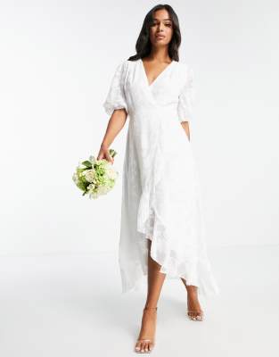 Lovely White Wrap Dress - Midi Wrap Dress - Midi Dress - LWD - Lulus