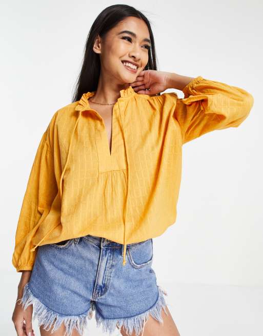 Blusa de manga larga Mango ASOS