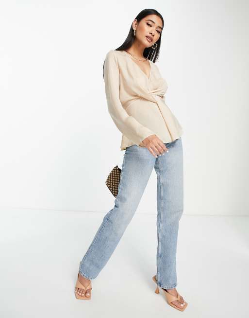 Blusas acampanadas new arrivals abajo