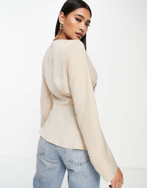 Blusas acampanadas abajo top