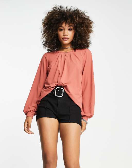 Blusa vino amplia de manga con abertura en escote Vero Moda | ASOS