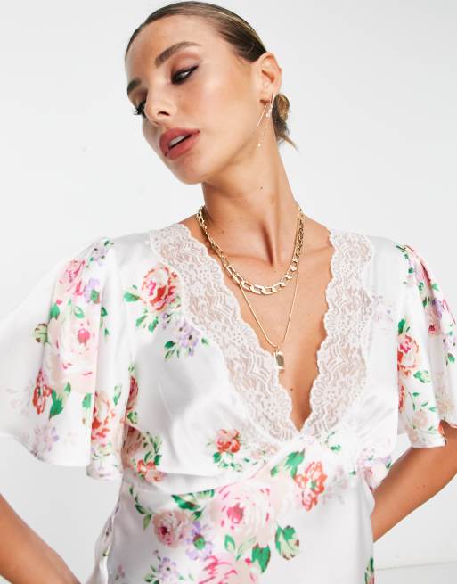 Blusa de online rosas