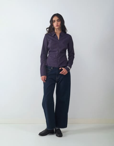 Blusa morado higo de manga larga de Balmohk - view 1