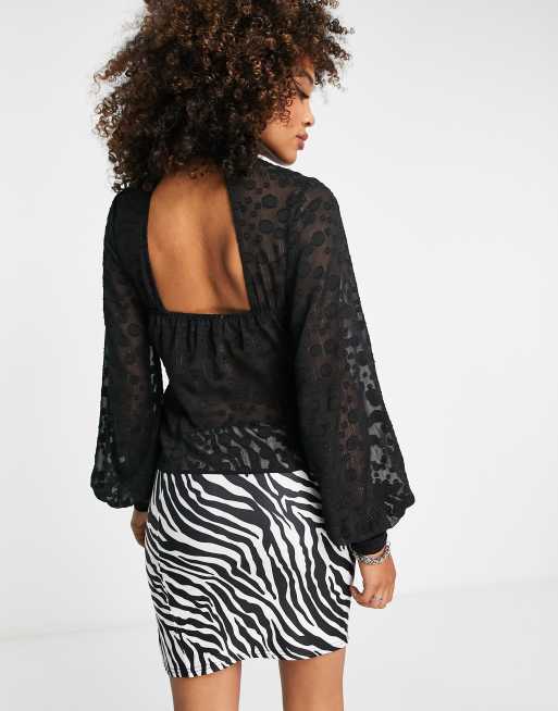 Blusa cheap plumeti negra