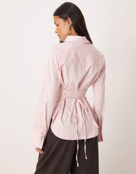 Blusa rosa claro con cintura ceñida de Gina Tricot - view 1