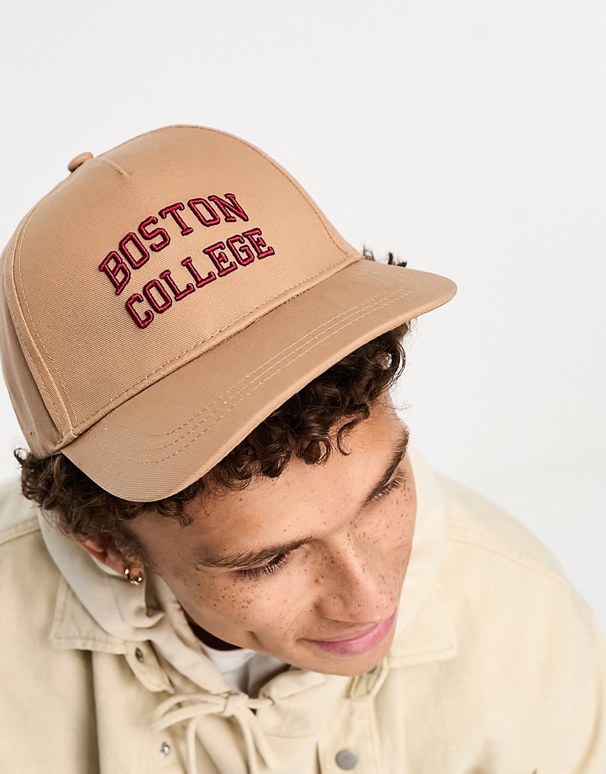 Boardmans Boston College cap in beige-Neutral
