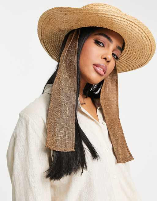 Boardmans Cappello da marinaio in paglia colore naturale ASOS