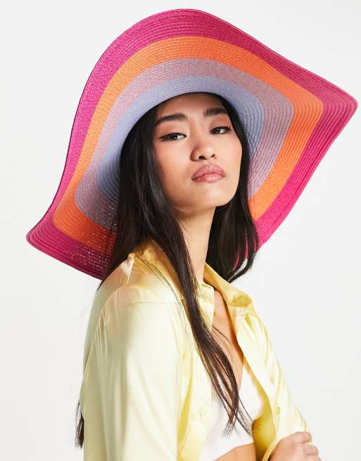 Boardmans - Chapeau à bord souple rayé - Multicolore
