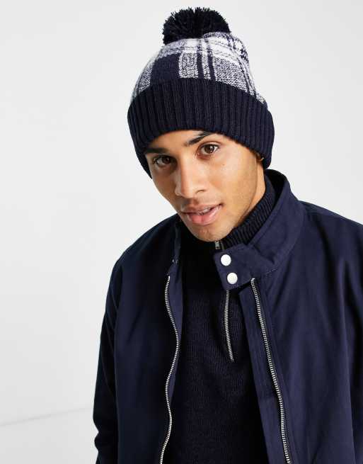 Asos mens bobble sales hat