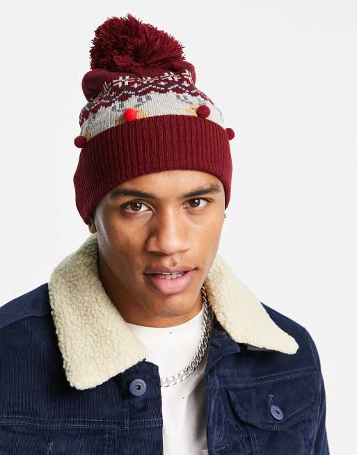 The north face store mens fair isle beanie