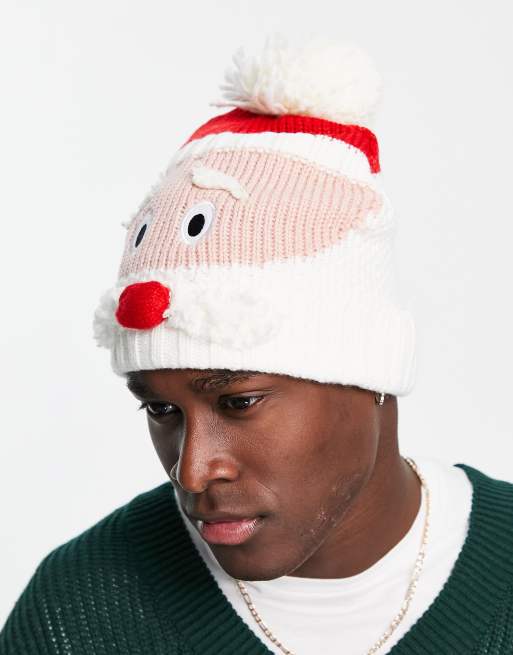 Santa claus on sale beanie hat