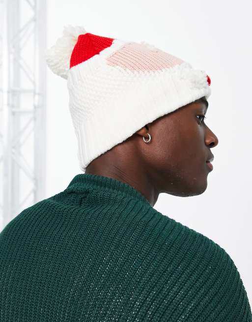 Santa claus beanie deals hat