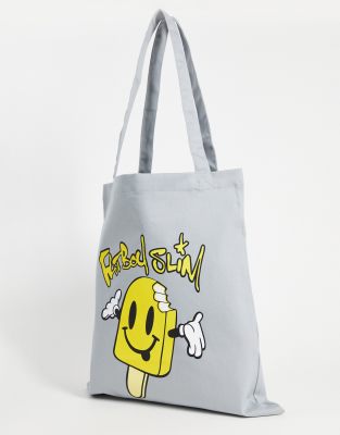 Boardmans Boardmans Fatboy Slim tote bag-Grey