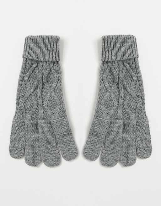 Boardmans - Gants en maille torsadée