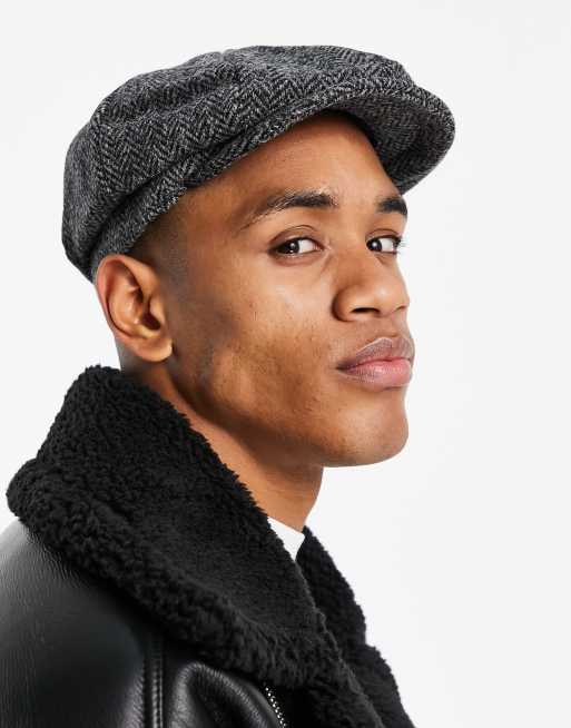 Boardmans - Harris - Sixpence i sort tweed