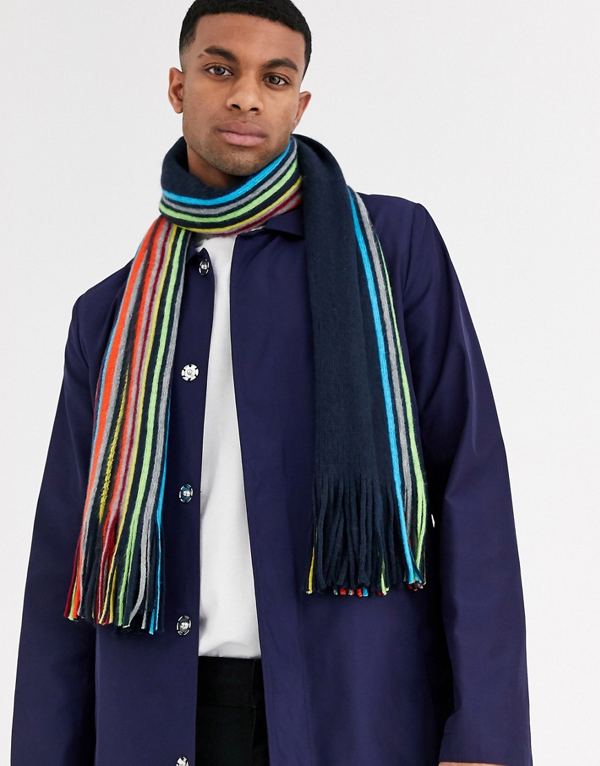 Boardmans - Multifarvet stribet tørklæde