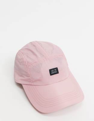 asos pink cap