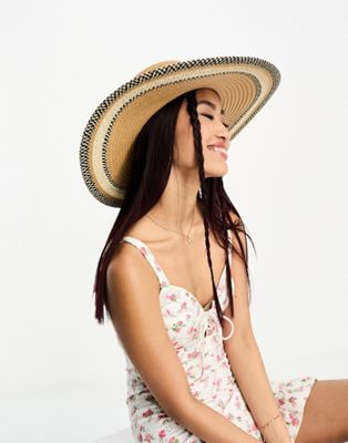 Boardmans straw sun hat in natural - ASOS Price Checker
