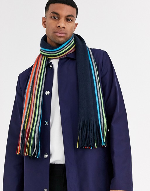 Boardmans stripe scarf in multi