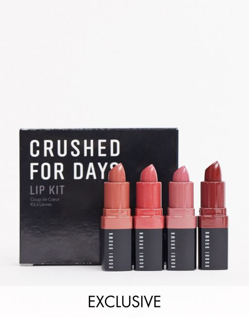 Bobbi Brown X ASOS Exclusive - Crushed For Days - Läppstiftsset