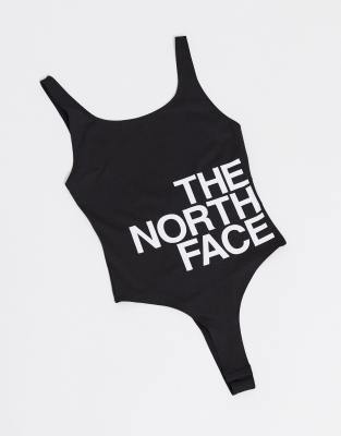 фото Боди черного цвета the north face-черный