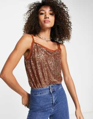 фото Боди розового цвета с отделкой пайетками free people shimmer & shine-белый